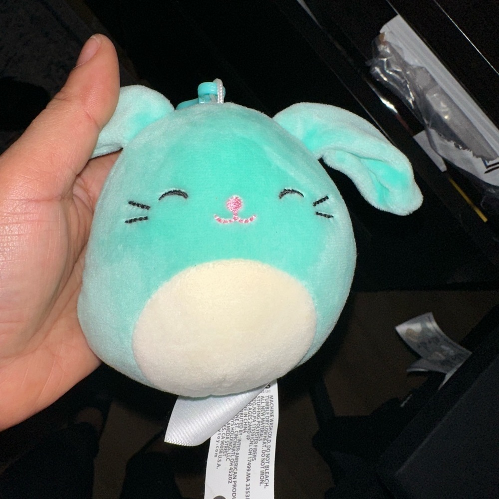 Squishmallow Regan The Bunny keychain